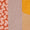 SCARF 90X90 - LIPSTICK/SABBIA/TANGERINE