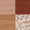 SCARF 90X90 - TANGERINE/COCONUT/SABBIA