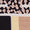 FOULARD 90 X 90 - NERO/SABBIA/OP NATURALE