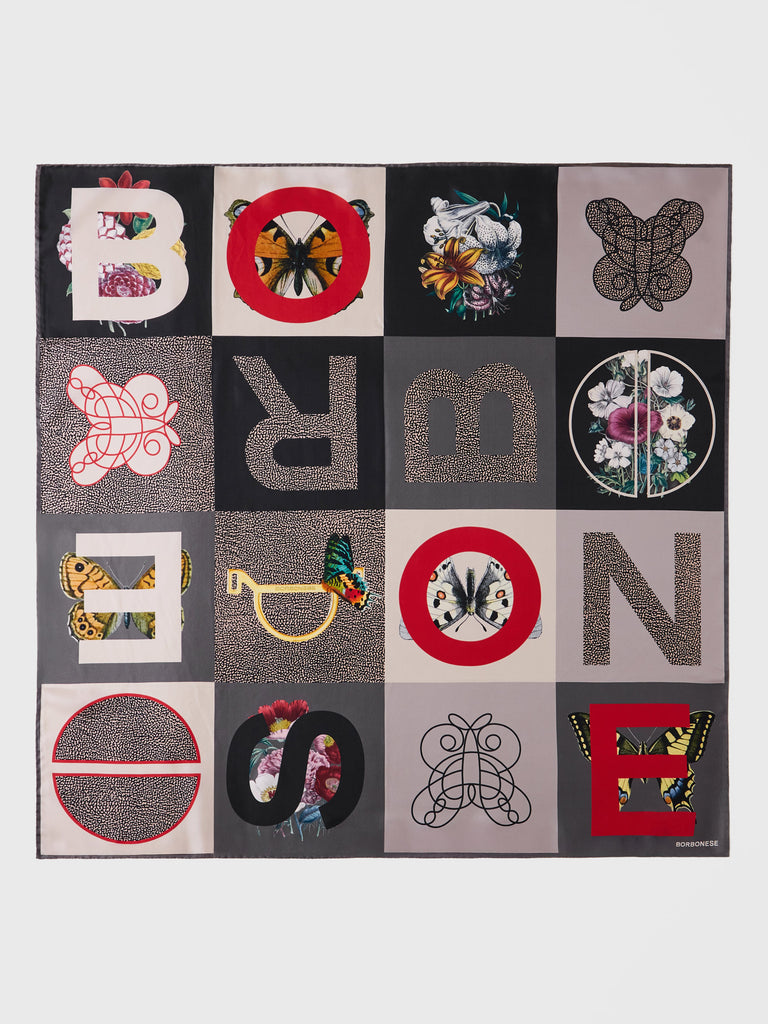 Silk Foulard - FOULARD 90x90 - Borbonese