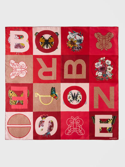 FOULARD 90x90 - Esclusione Gift Wrap - Borbonese