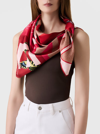 FOULARD 90x90 - Esclusione Gift Wrap - Borbonese