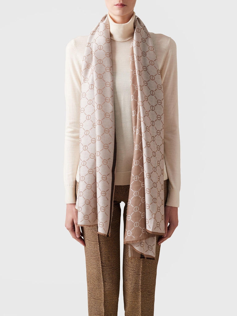 Wool Blend Scarf - STOLE - Borbonese