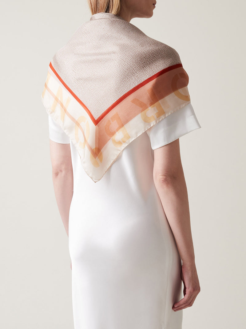 Foulard e Sciarpe Ayfee Stola Degradè con frange - bordeaux di moda