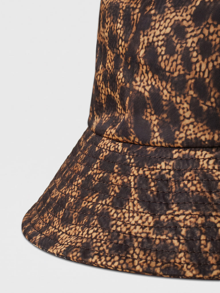 Cappello in tessuto stampa Op e animalier - CAPPELLO - Borbonese