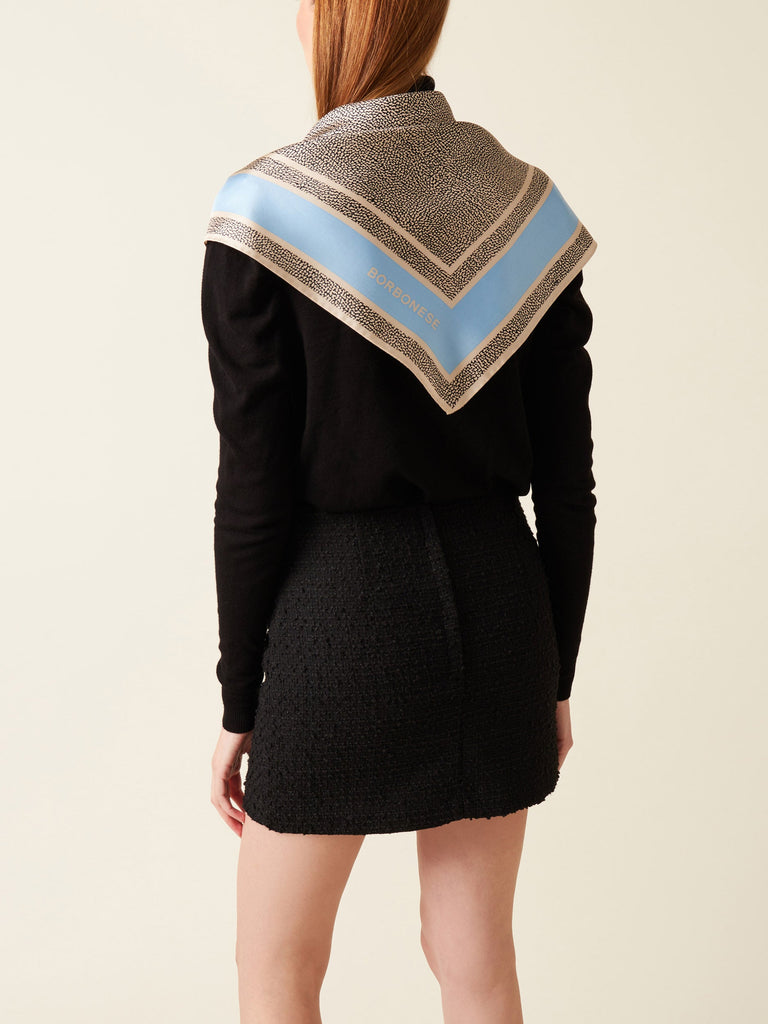 Borbonese 79 Foulard Op 90X90 Tessile Default Title_2