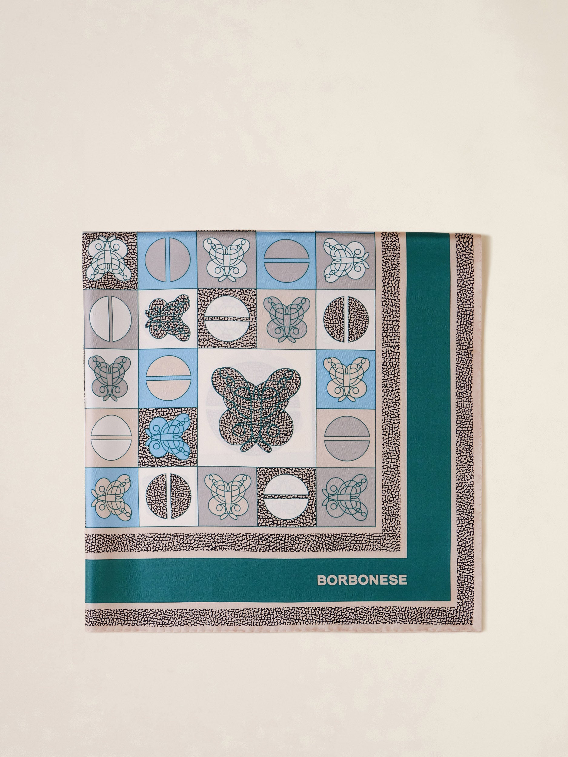 Borbonese 81 Foulard Iconic 90X90 Tessile Default Title_1