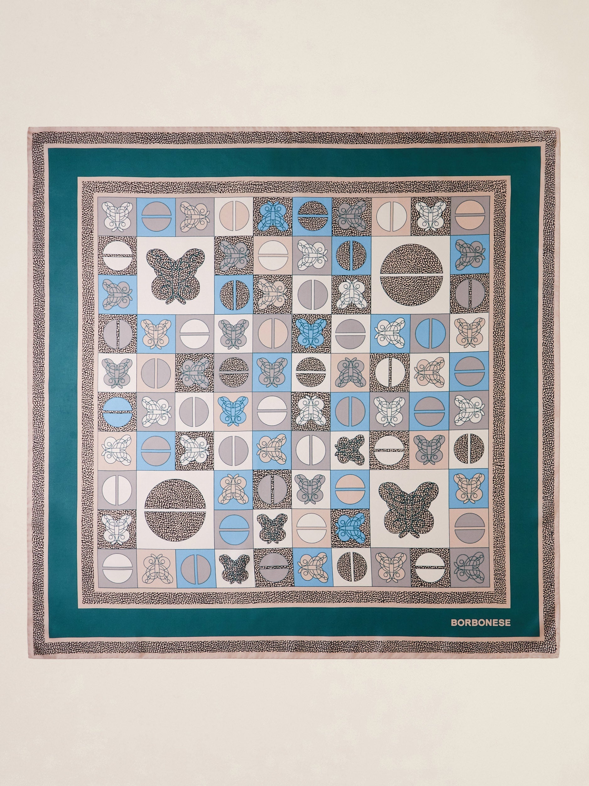 Borbonese 81 Foulard Iconic 90X90 Tessile Default Title_3