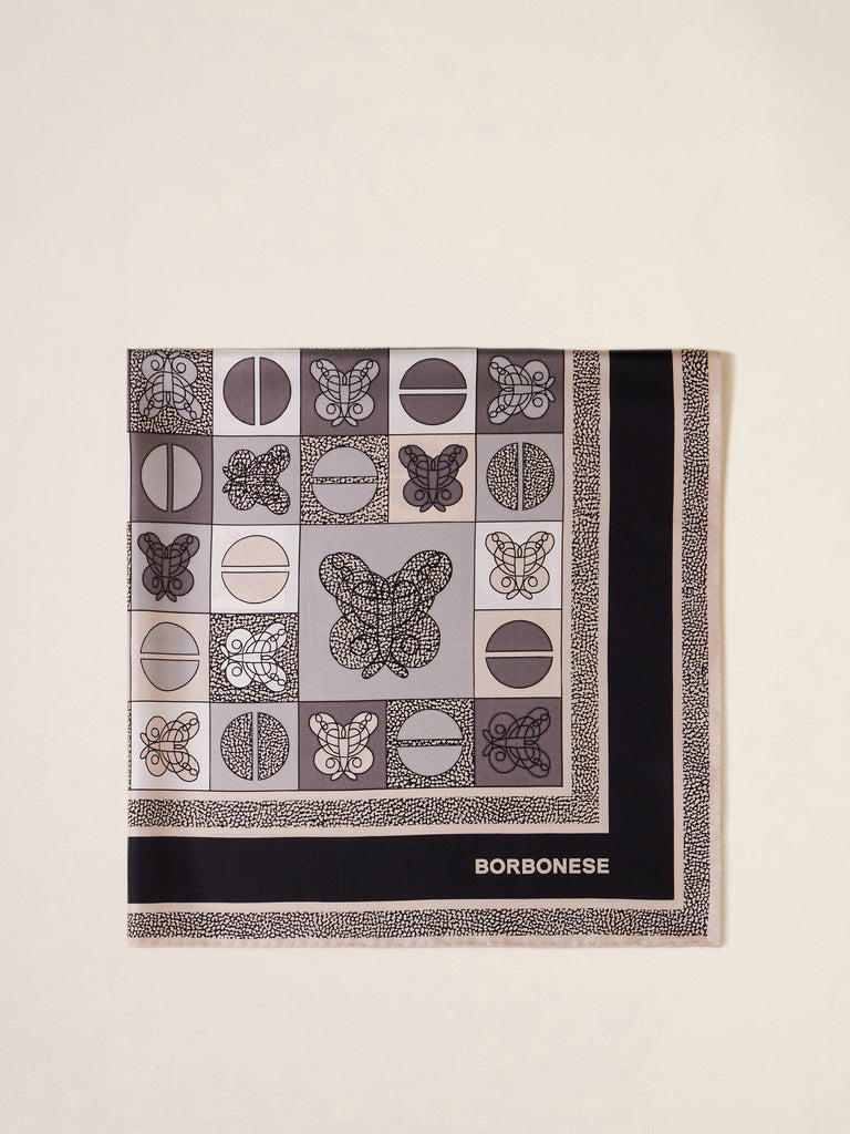 Borbonese 79 Foulard Iconic 90X90 Tessile Default Title_1