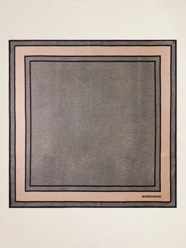 Borbonese 94 Foulard Double L Edition 90X90 Tessile Default Title_3