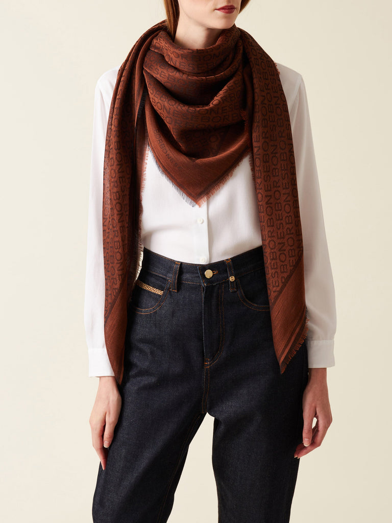 Borbonese 33 Foulard Jacquard Borbonese Tessile Default Title_2
