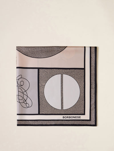 Borbonese 58 Foulard Maxi Icon 90X90 Tessile Default Title_1