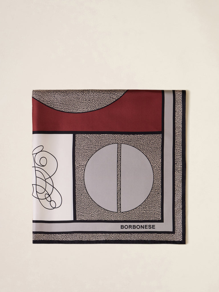 Borbonese 59 Foulard Maxi Icon 90X90 Tessile Default Title_1