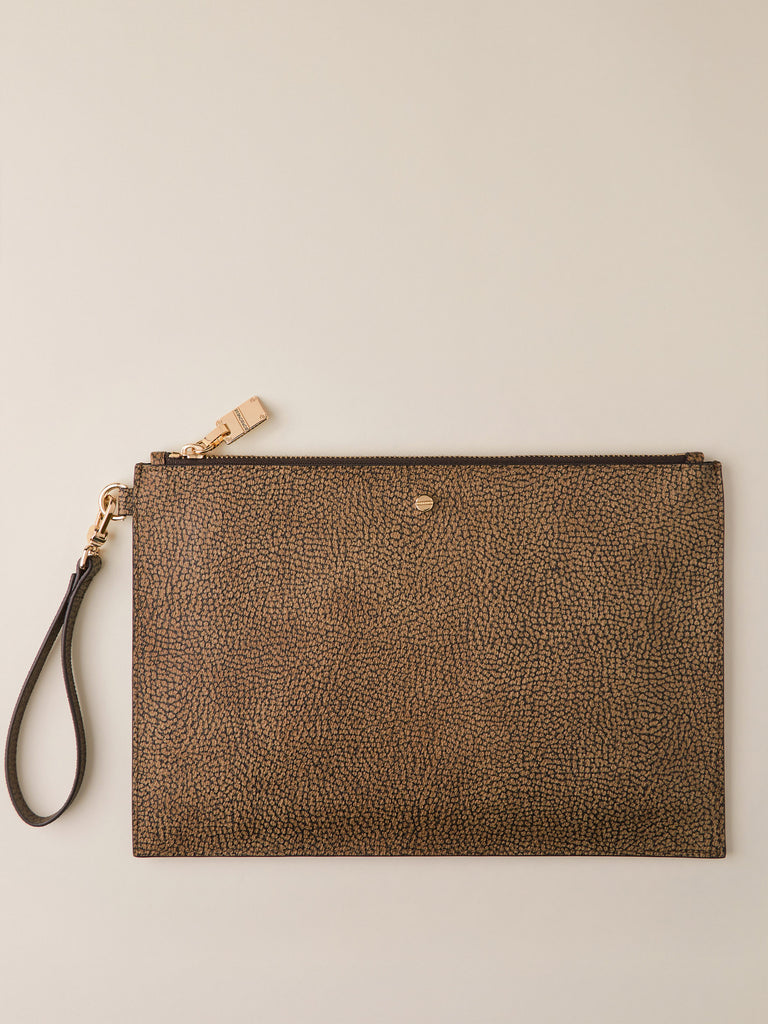 Pochette di Tela Rivestita OP - BUSTA LARGE  - Borbonese