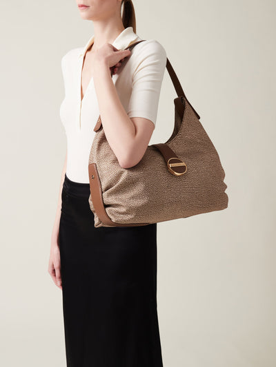 Borbonese 91010014i15994 eclipse hobo medium_2