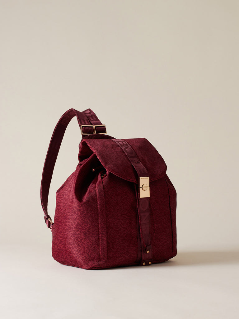 Zaino di Tessuto riciclato OP - FOLD ZAINO MEDIUM - Borbonese