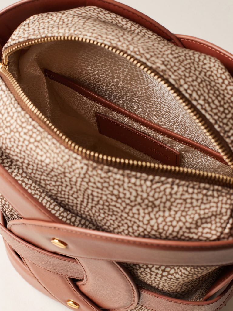 Camoscio Secchiello Borbonese Pelle Borbonese Borsa Secchiello