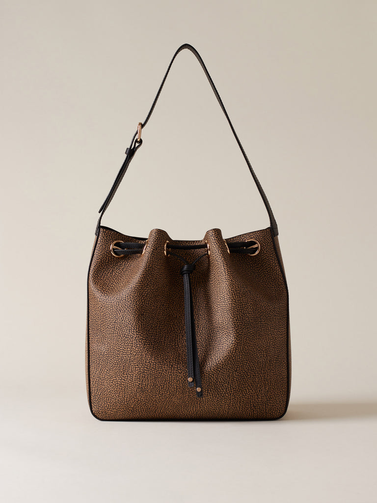 Borse Borbonese Secchiello Borbonese Pelle Borsa A Secchiello In