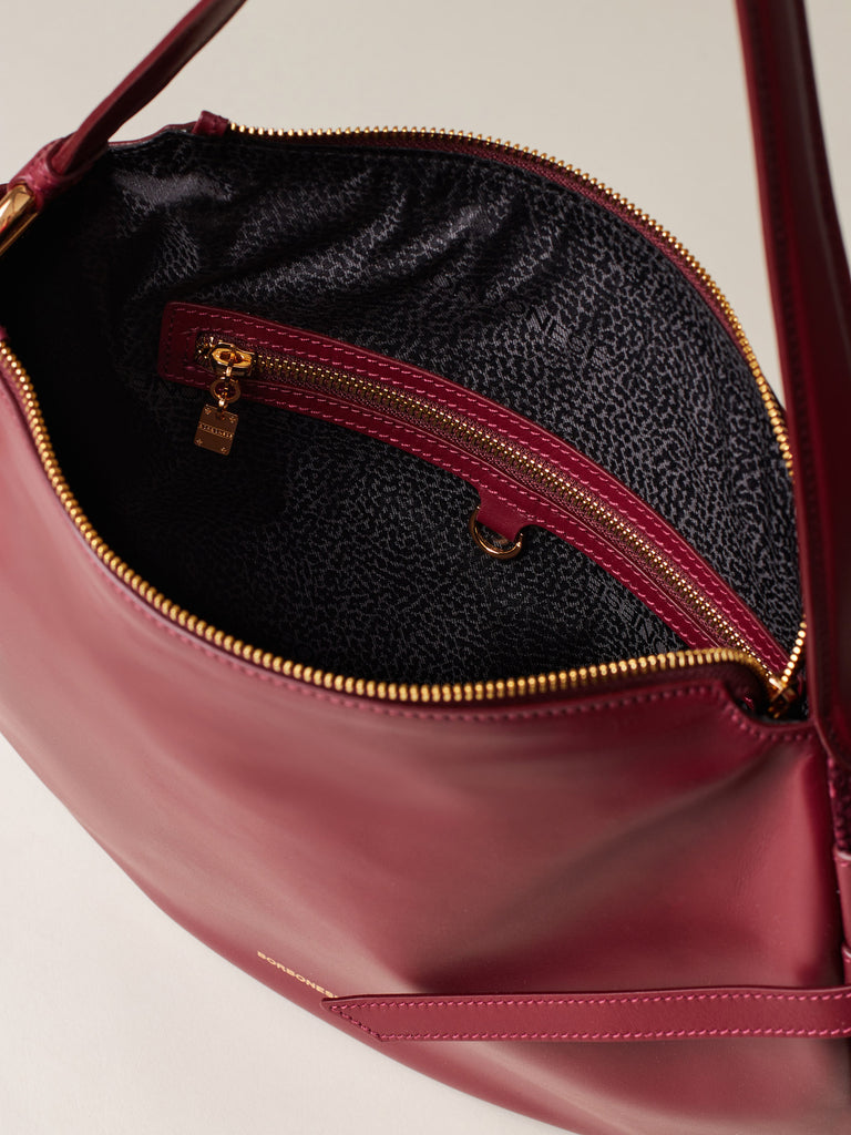 Borsa a spalla di Pelle - BRIDLE BORSA HOBO MEDIUM - Borbonese