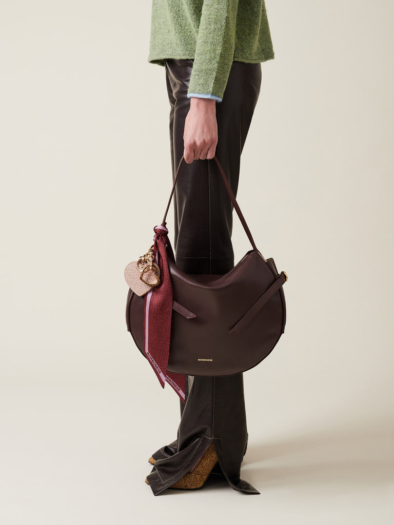 Borsa a spalla di Pelle - BRIDLE BORSA HOBO MEDIUM - Borbonese