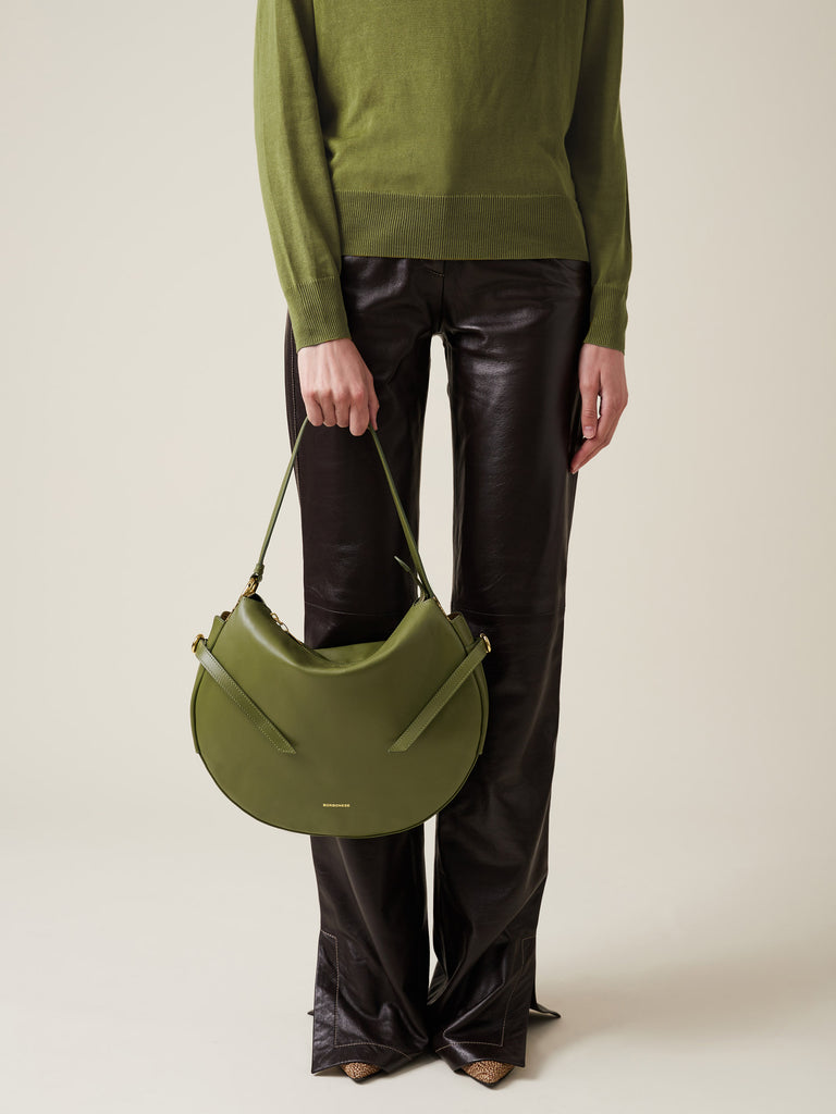 Borsa a spalla di Pelle - BRIDLE BORSA HOBO MEDIUM - Borbonese