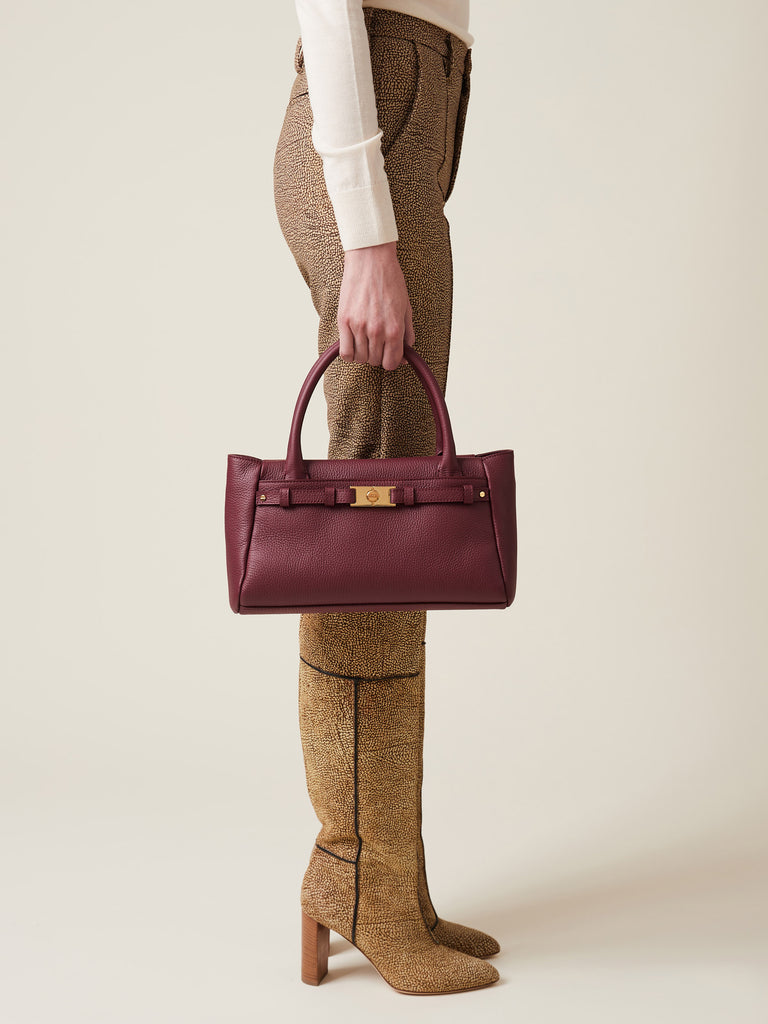 Borsa a mano di Vitello - TORINESE BORSA BAULETTO SMALL - Borbonese