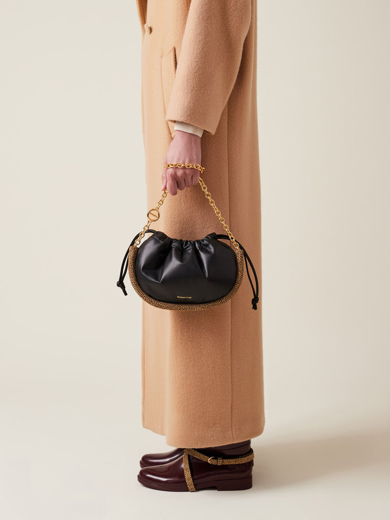 Borsa a spalla di Pelle - COQUILLE BORSA MINI - Borbonese