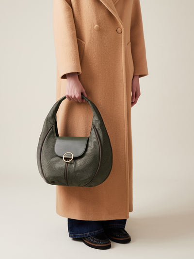 COTTAGE SMALL HOBO BAG - Black Friday Bags - Borbonese