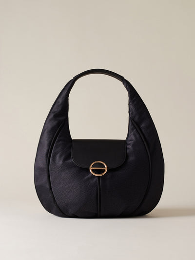 COTTAGE SMALL HOBO BAG - Black Friday Bags - Borbonese