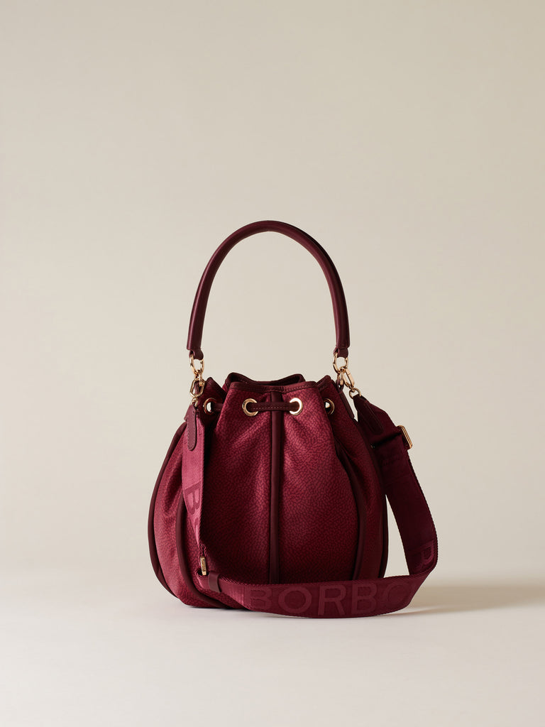 Borsa a mano di tessuto riciclato OP - COTTAGE BORSA SECCHIELLO   - Borbonese
