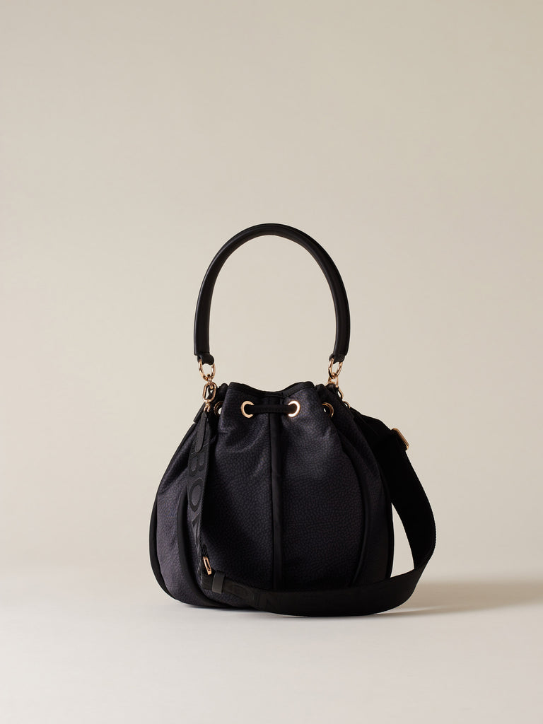 Borsa a mano di tessuto riciclato OP - COTTAGE BORSA SECCHIELLO   - Borbonese