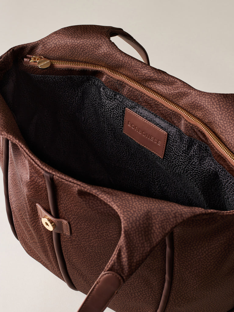 Borsa a mano di tessuto riciclato OP - COTTAGE BORSA SHOPPING LARGE - Borbonese