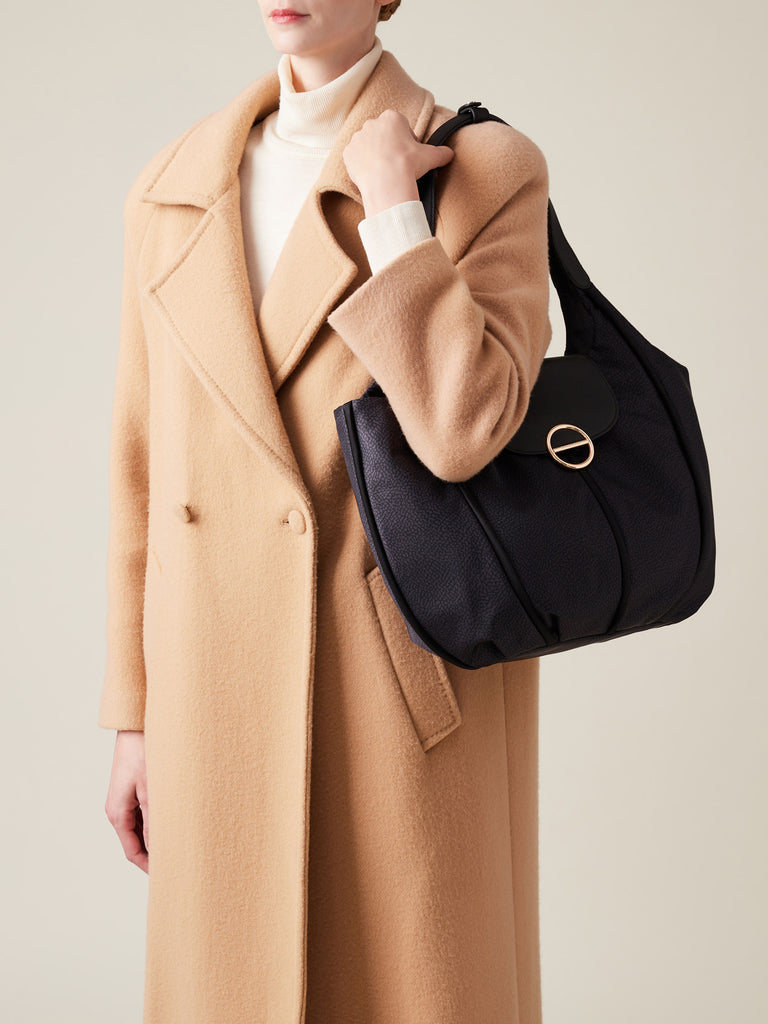 Borsa a mano di tessuto riciclato OP - COTTAGE BORSA SHOPPING LARGE - Borbonese