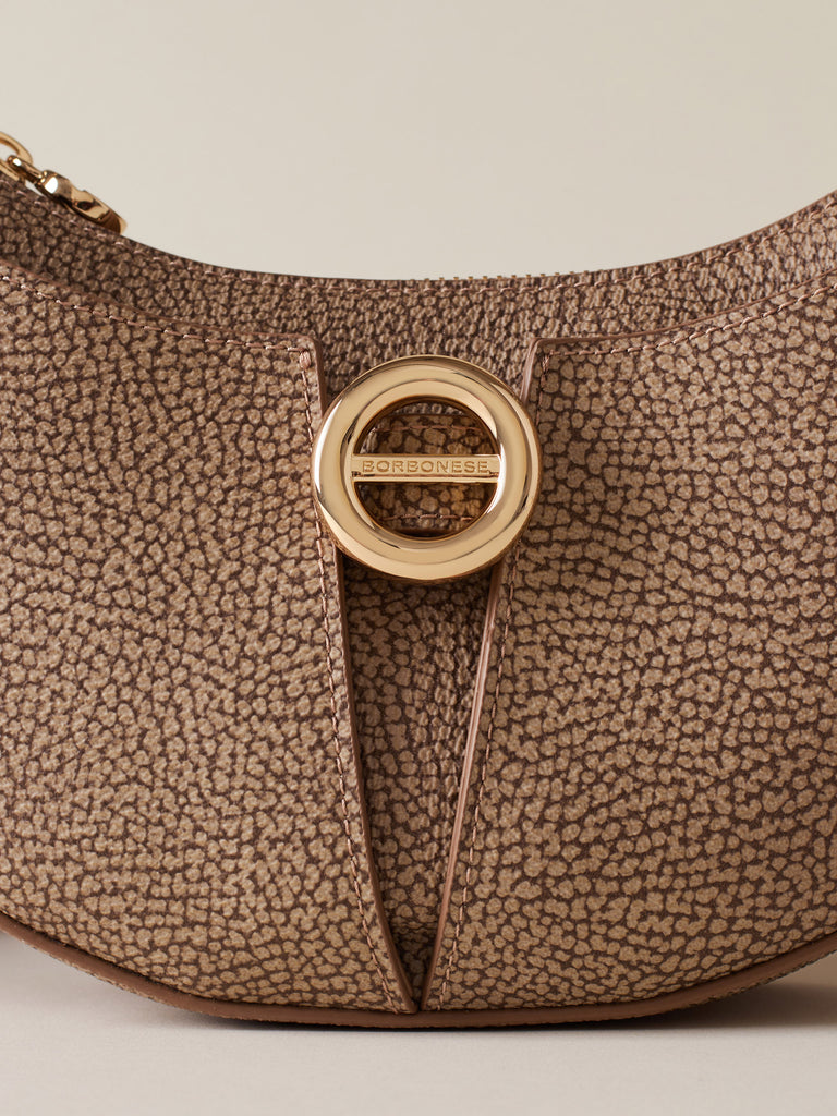 OP Coated Canvas Crossbody Strap - TULIP SMALL CROSSBODY BAG - Borbonese