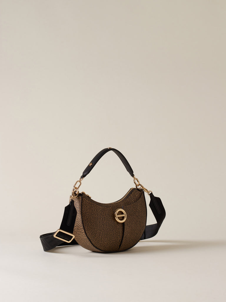 Tracolla di Tela rivestita OP - TULIP BORSA CROSS OVER SMALL - Borbonese