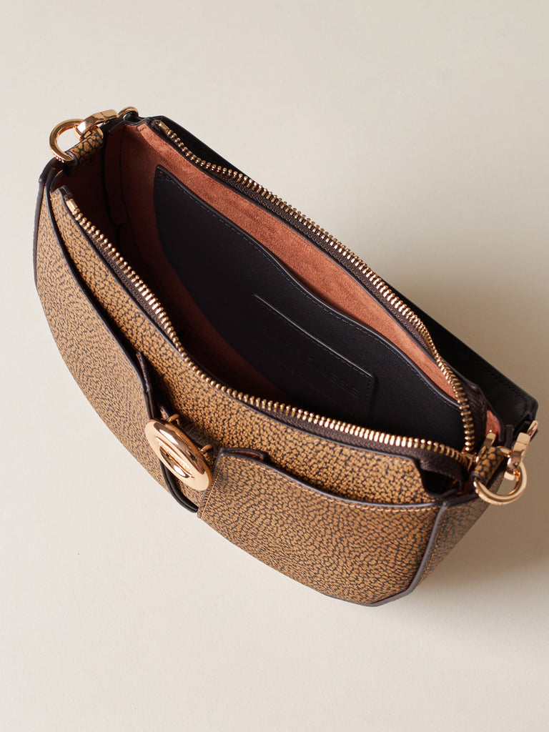 Tracolla di Tela rivestita OP - TULIP BORSA CROSS OVER SMALL - Borbonese