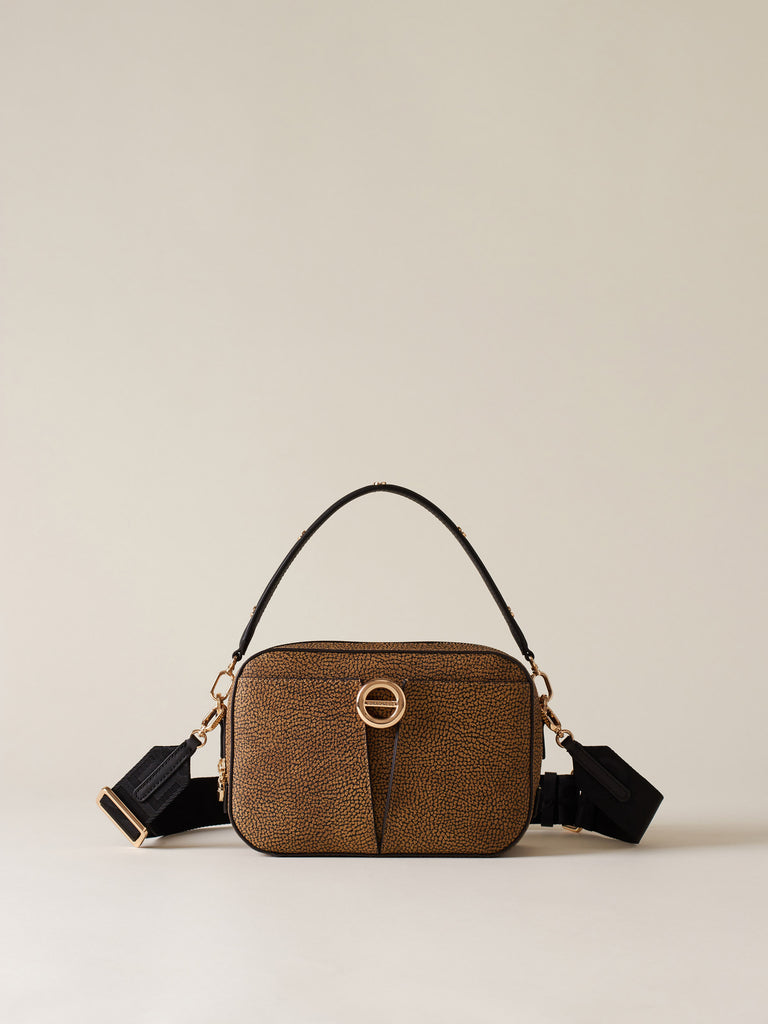 OP Coated Canvas Crossbody Strap - TULIP CAMERA BAG - Borbonese