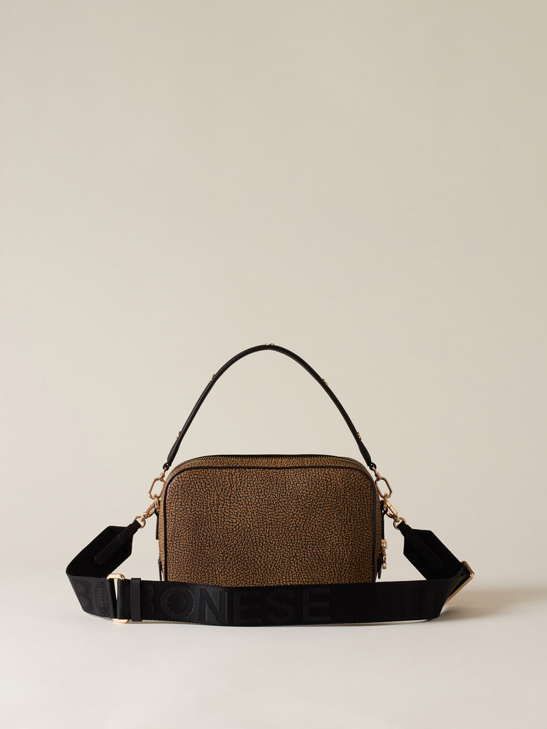 OP Coated Canvas Crossbody Strap - TULIP CAMERA BAG - Borbonese