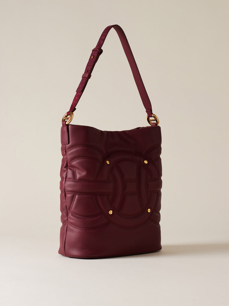 Borsa a spalla di Pelle - RONDO' BORSA SECCHIELLO MEDIUM - Borbonese