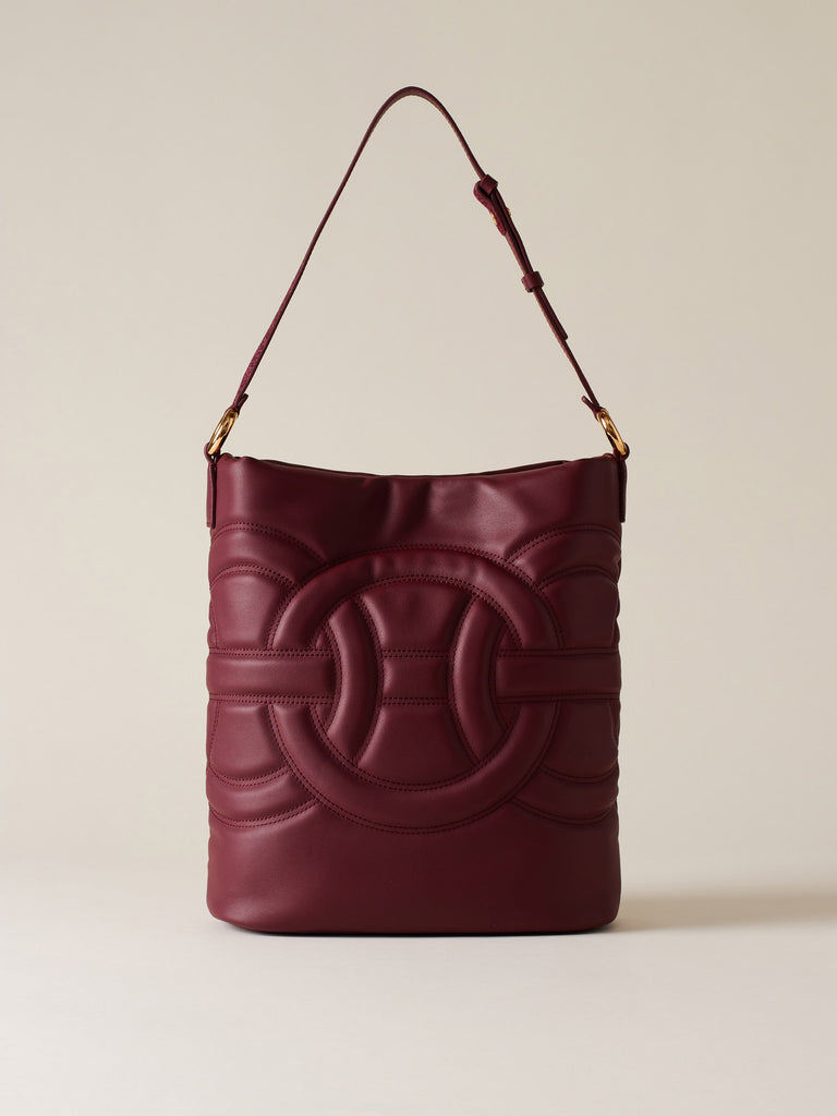 Borsa a spalla di Pelle - RONDO' BORSA SECCHIELLO MEDIUM - Borbonese