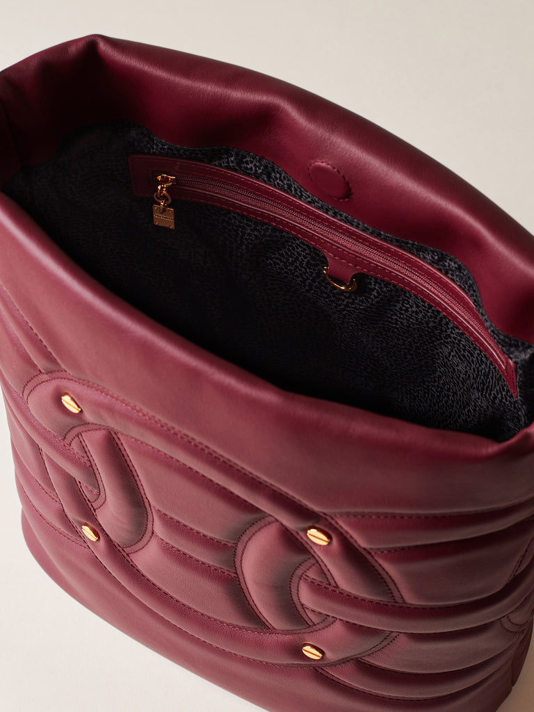 Borsa a spalla di Pelle - RONDO' BORSA SECCHIELLO MEDIUM - Borbonese