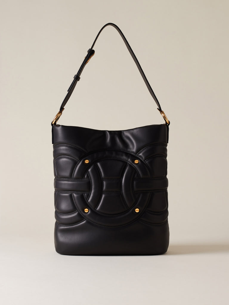 Borsa a spalla di Pelle - RONDO' BORSA SECCHIELLO MEDIUM - Borbonese