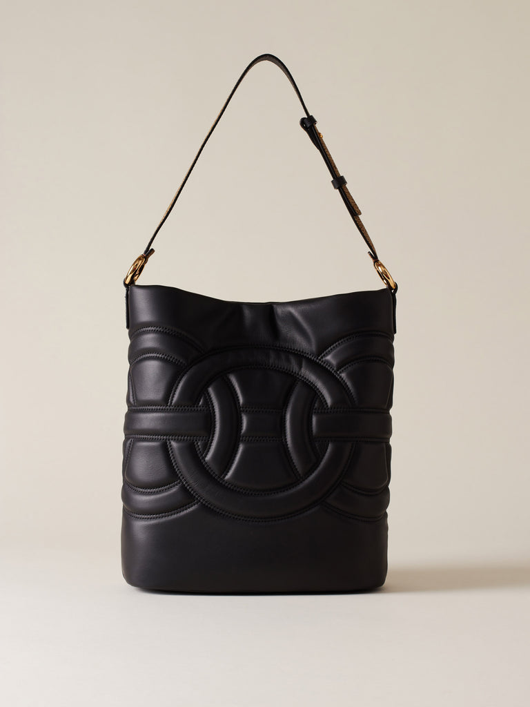 Borsa a spalla di Pelle - RONDO' BORSA SECCHIELLO MEDIUM - Borbonese