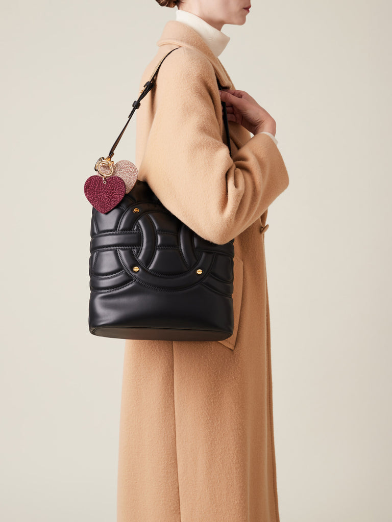 Borsa a spalla di Pelle - RONDO' BORSA SECCHIELLO MEDIUM - Borbonese