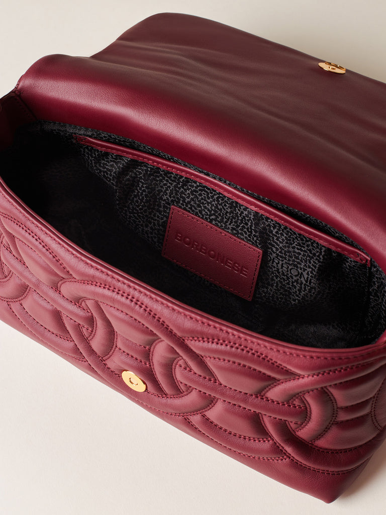 Leather Crossbody Bag - RONDO’ SMALL CROSSBODY BAG - Borbonese