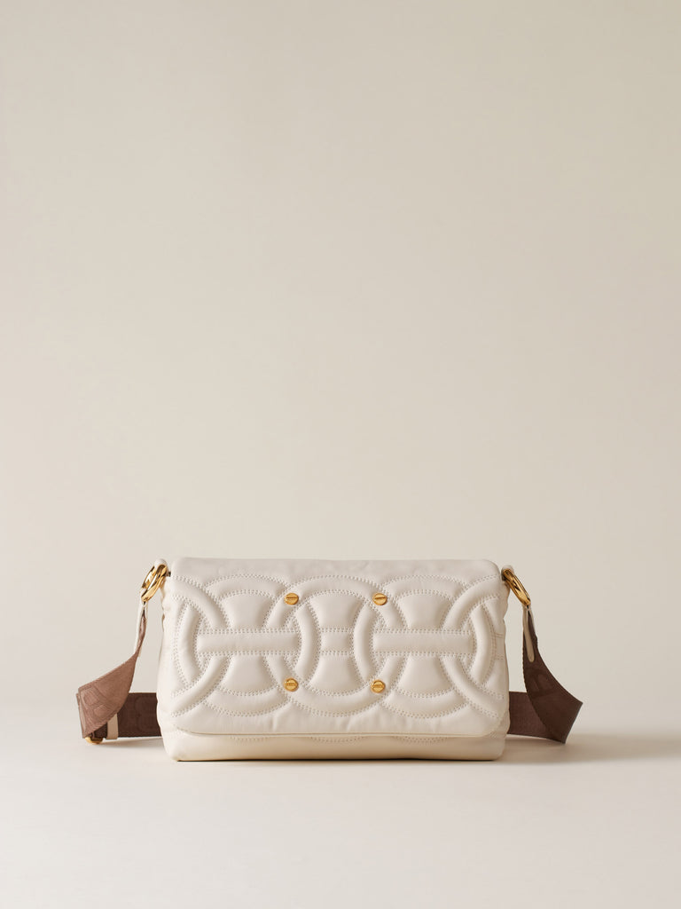 Leather Crossbody Bag - RONDO’ SMALL CROSSBODY BAG - Borbonese