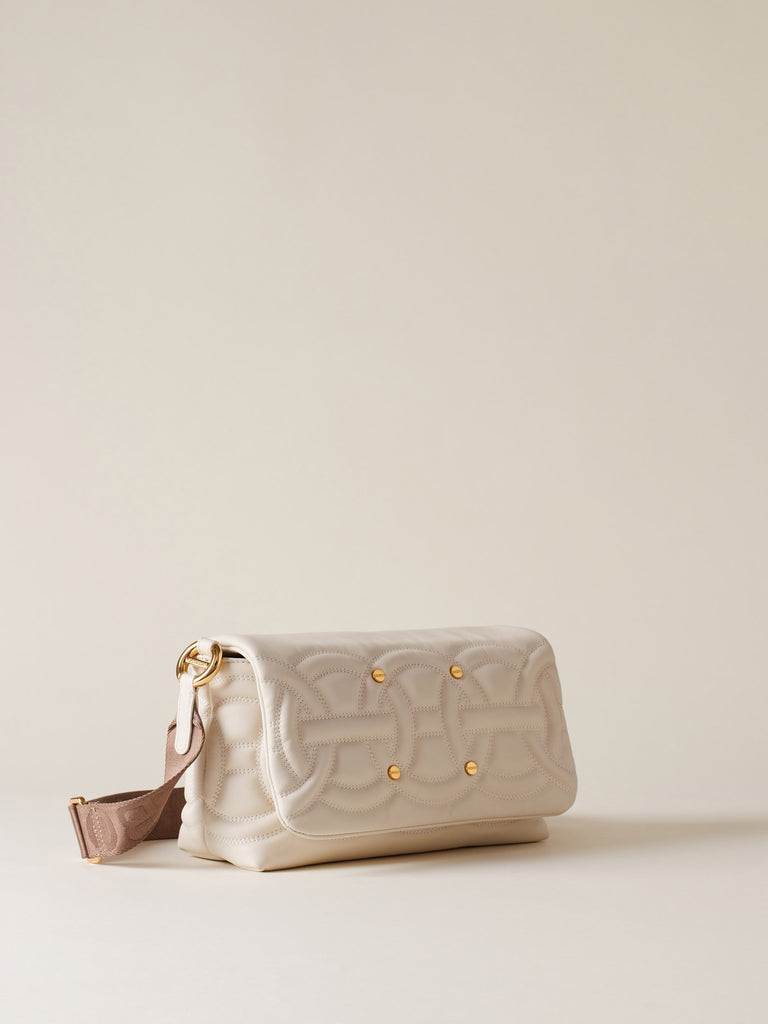 Leather Crossbody Bag - RONDO’ SMALL CROSSBODY BAG - Borbonese