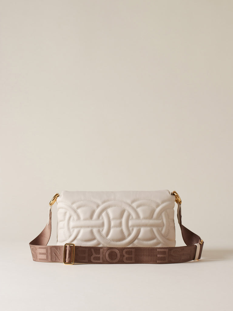 Leather Crossbody Bag - RONDO’ SMALL CROSSBODY BAG - Borbonese
