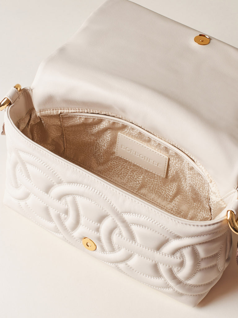 Leather Crossbody Bag - RONDO’ SMALL CROSSBODY BAG - Borbonese