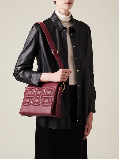 RONDO' BORSA CROSS OVER TRIFOLDER MEDIUM - Borse a tracolla - Borbonese